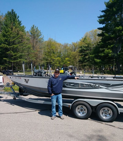 Angler fishing in MI