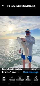 A person fishing in Corpus Christi