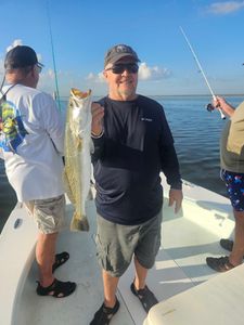 Spotted Weakfish, 21-inch fish caught fishing in TX