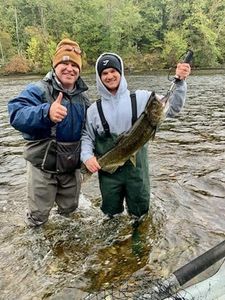 2 anglers fishing in MI