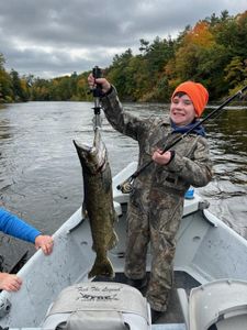 A person fishing in Alma