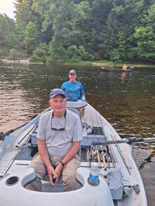 Anglers enjoying a great fishing trip in Alma