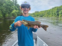 Smallmouth bass caught in Alma