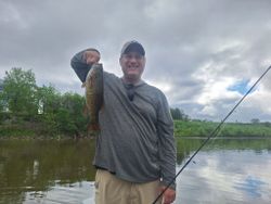 Smallmouth Bass caught while fishing in MI
