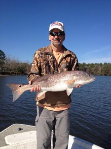 Redfish caught in San Leon