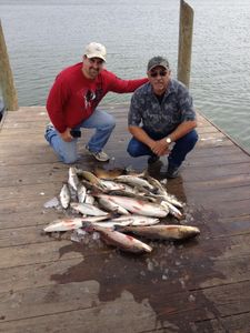 Two redfish caught in TX