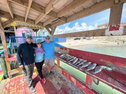 Three people on a fishing tour in TX