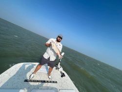 Redfish caught during fishing tour in Port Aransas