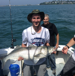 Two anglers fishing in Quincy