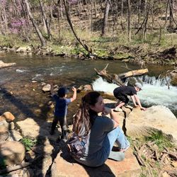 Two anglers fishing in AR