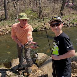 Rainbow trout caught fishing in Fort Smith