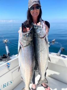 The King Salmon Fishing Has Been On Fire out of Oswego New York