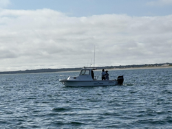 Barnstable's best fishing spots await under partly cloudy skies!