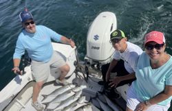 Bluefish caught in Barnstable, Massachusetts