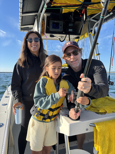 Perfect conditions for deep sea fishing and trolling in Barnstable waters today!