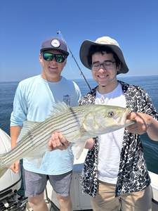 Chasing stripers in Barnstable with the best deep sea tactics!