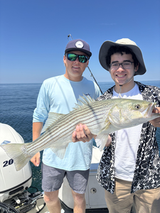 Barnstable Harbor's striped bass are no match for these expert techniques!