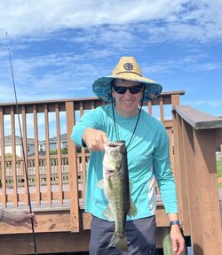 Largemouth bass caught while fishing in FL