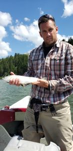 Trout tales with Alberta guide.