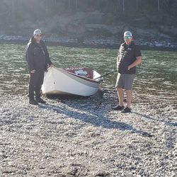 Two anglers fishing in Bowden