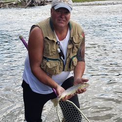 Lone angler fishing in Bowden