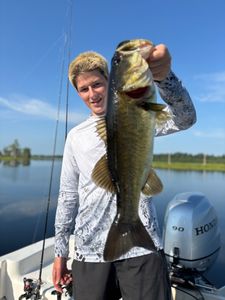 Exciting largemouth bass catch!