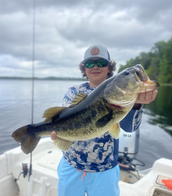 Angler fishing with rod and reel in Florida