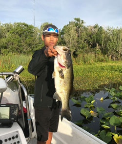 A lone angler fishing in Florida