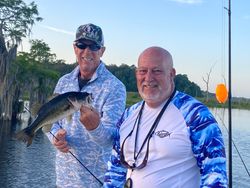 Largemouth bass caught while fishing in Interlachen