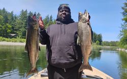 Coho salmon caught fishing in OR