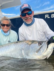 Massive tarpon captured in Jensen Beach, FL