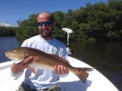 Redfish caught by angler at Jensen Beach