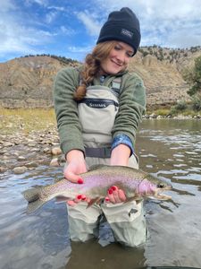Rainbow trout caught during fishing tour in South Portland Maine