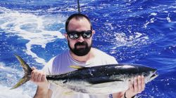 Reeling in the big one offshore!