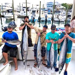 5 Wahoo Fish and King Mackerel caught at Wrightsville Beach