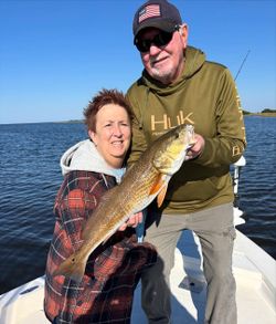 Two people fishing in Steinhatchee