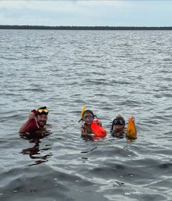 Three people fishing in Steinhatchee