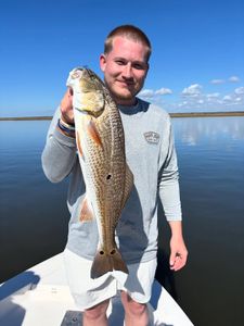 A redfish caught while fishing in FL