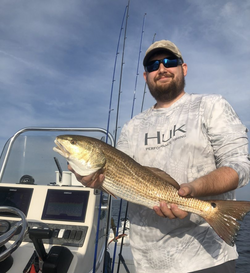 A redfish, a 24-inch catch, fished in FL