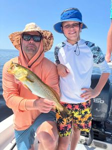 Spotted Weakfish caught while fishing in FL
