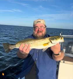 Spotted weakfish caught while fishing in FL