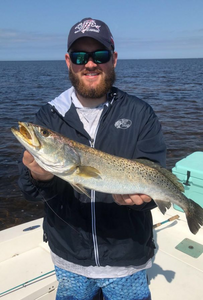 Spotted Weakfish, 19 inches, caught while fishing in Steinhatchee