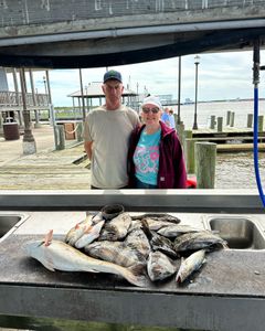 Productive fishing day in Lake Charles!