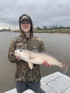 Caught a nice one on a cool day by the water.