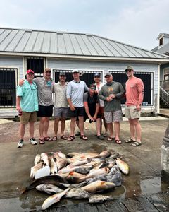 Catching memories on the Lake Charles waters.