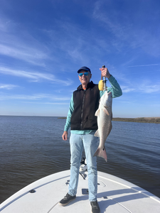 Hooked a keeper on a beautiful day out on the water.
