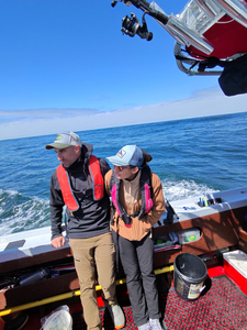 Fishing the beautiful waters off the Oregon Coast.