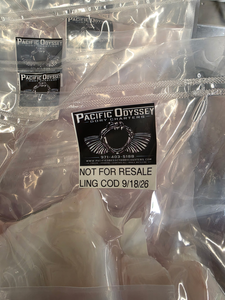 Fresh Oregon Coast lingcod ready for the freezer!