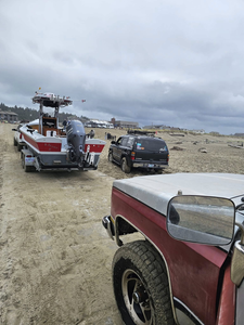 Scenic view of Pacific City coastline