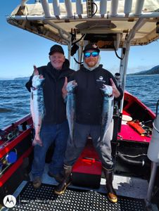 Three Arctic Grayling fishing in OR